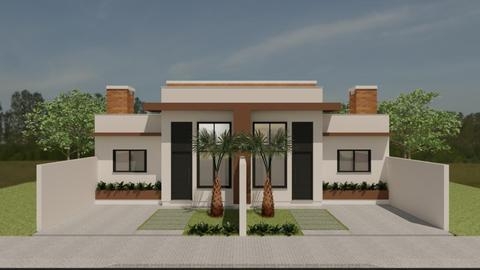 Casa à venda em Montenegro, Faxinal, com 2 quartos, com 61.13 m²