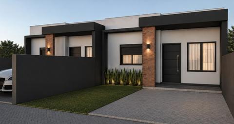 Casa à venda em Montenegro, SENAI, com 2 quartos, com 61.72 m²